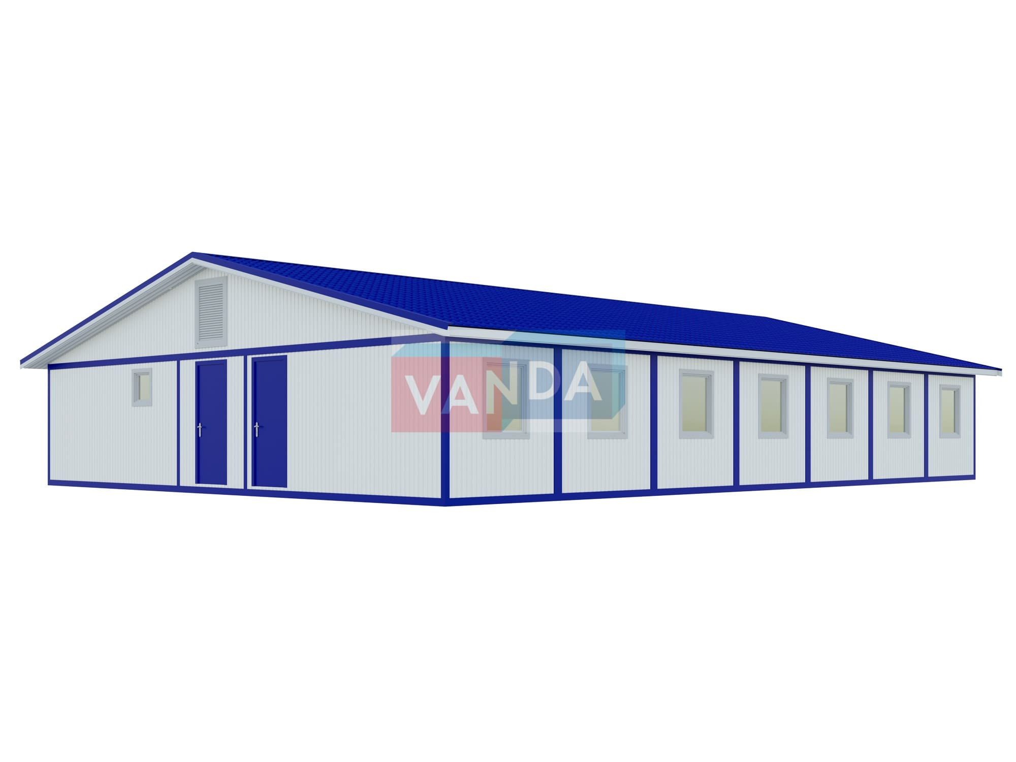 Проект офисного здания 12x16,8 ЛДСП